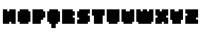 ChemoSansScreen Font UPPERCASE