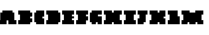 ChemoSerifScreen Font UPPERCASE