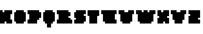 ChemoSerifScreen Font UPPERCASE
