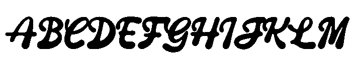 Cherished Darling Font UPPERCASE