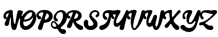 Cherished Darling Font UPPERCASE