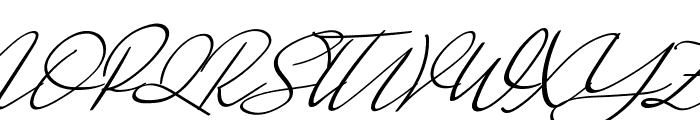 Cherol Demo Script Font UPPERCASE