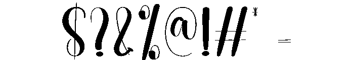 Cherry Blossoms Font OTHER CHARS