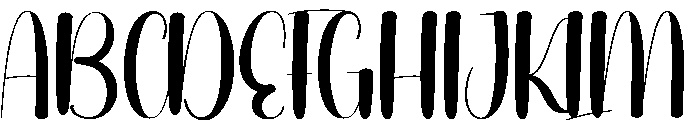 Cherry Blossoms Font UPPERCASE