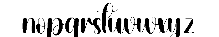 Cherry Blossoms Font LOWERCASE