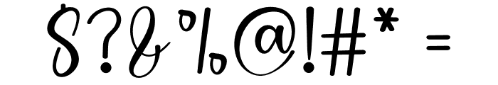 Cherry Christmas Font OTHER CHARS