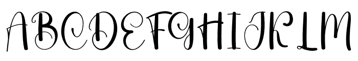 Cherry Christmas Font UPPERCASE