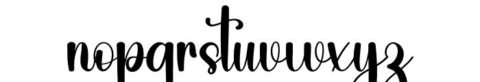 Cherry Christmas Font LOWERCASE