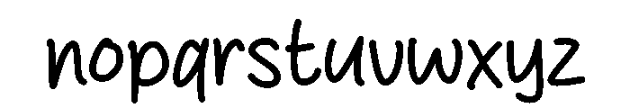 Cherry Juice Font LOWERCASE