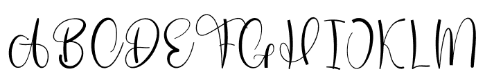 Cherrybelle Font UPPERCASE