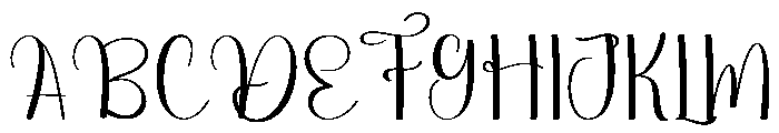 Cherrycandy Font UPPERCASE