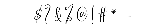 CherySantos-Regular Font OTHER CHARS
