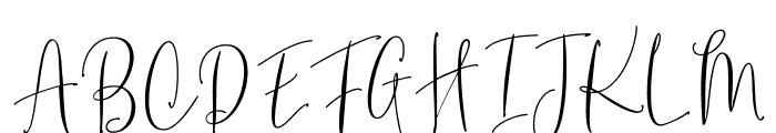 CherySantos-Regular Font UPPERCASE