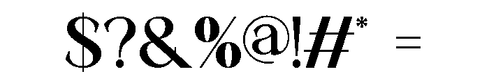 Chesko Font OTHER CHARS