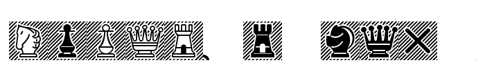 Chess-Mediaeval Font UPPERCASE