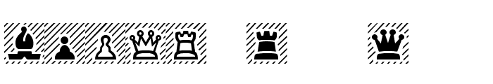Chess Regular Font UPPERCASE