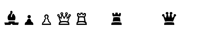 Chess Regular Font LOWERCASE