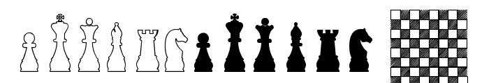 Chess TFB Font UPPERCASE