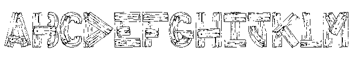 Chestnut Splinters_PersonalUseOnly Font UPPERCASE