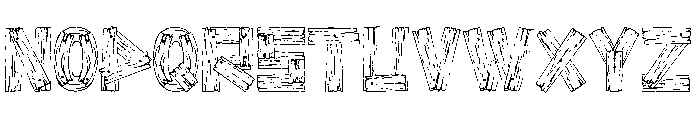 Chestnut Splinters_PersonalUseOnly Font UPPERCASE
