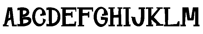 Chestoy Regular Font UPPERCASE