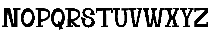 Chestoy Regular Font UPPERCASE
