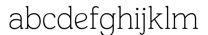 Chewie DEMO Thin Font LOWERCASE
