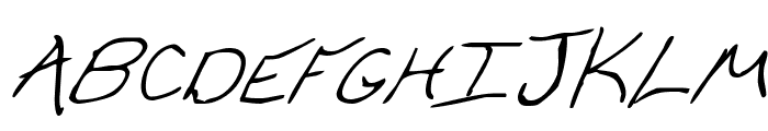 Cheyenne Hand Italic Font UPPERCASE