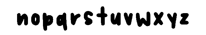 Chiaras Font Regular Font LOWERCASE