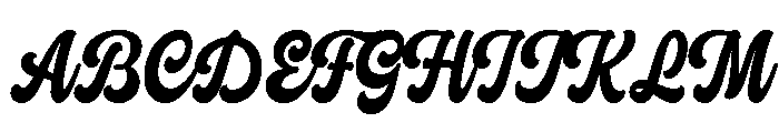Chicago Athletic Regular Font UPPERCASE