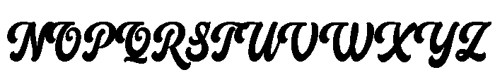 Chicago Athletic Regular Font UPPERCASE