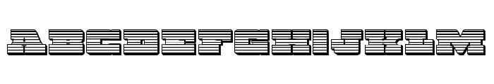 Chicago Express Chrome Font LOWERCASE