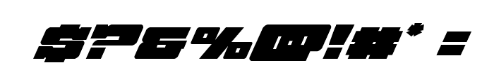 Chicago Express Super-Italic Font OTHER CHARS