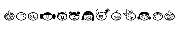 Chickabiddies Font LOWERCASE