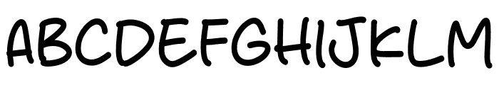 Chicken Breast Font UPPERCASE