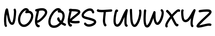 Chicken Breast Font UPPERCASE