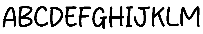 Chicken Hotty Font UPPERCASE