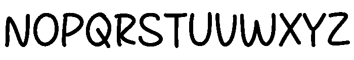 Chicken Hotty Font UPPERCASE