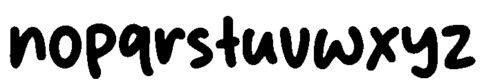 Chicken Rice Font LOWERCASE