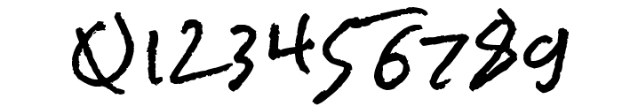 Chicken Scratch Font OTHER CHARS