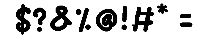 Chicken wings Font OTHER CHARS