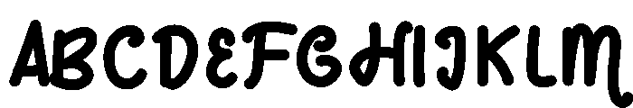 Chicken wings Font UPPERCASE