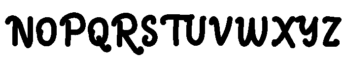 Chicken wings Font UPPERCASE