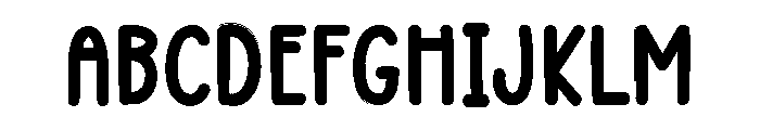 Chicken2 Font UPPERCASE
