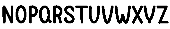 Chicken2 Font UPPERCASE