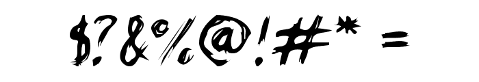 ChickenScratch AOE Font OTHER CHARS