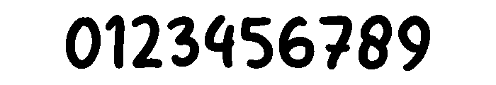 Child Marker Font OTHER CHARS