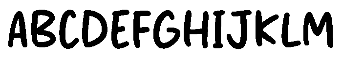 Child Marker Font UPPERCASE