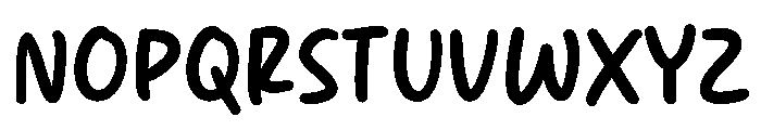 Child Marker Font UPPERCASE