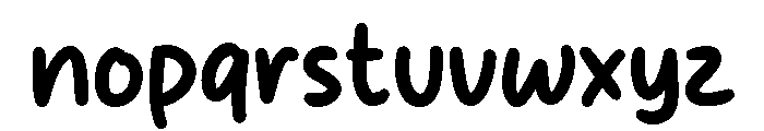 Child Marker Font LOWERCASE
